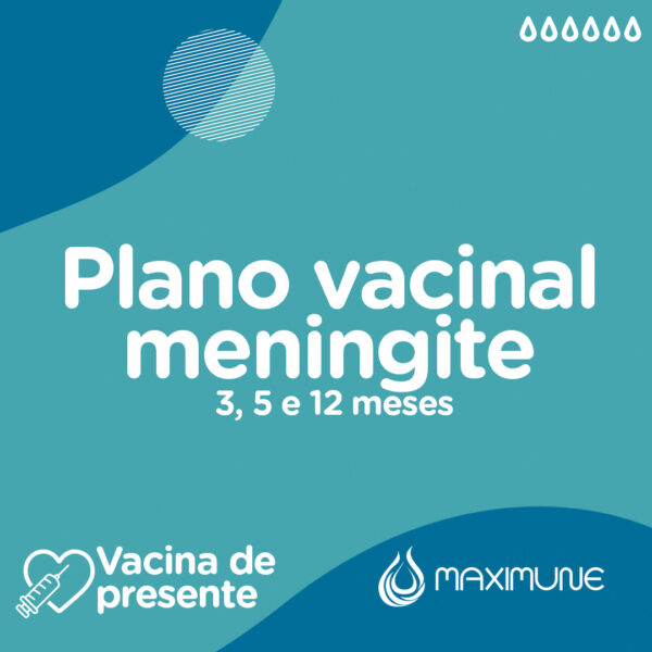 Cartão plano vacinal meningite